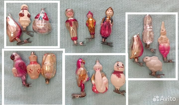 Елочные игрушки СССР