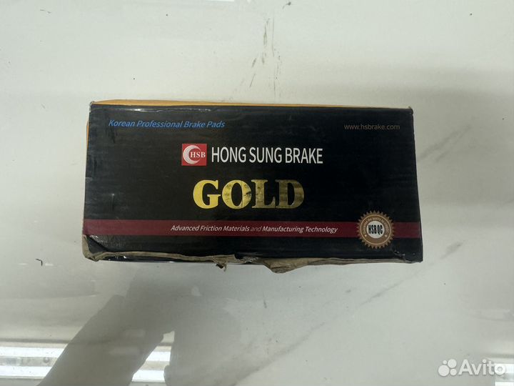 Тормозной колодки gold