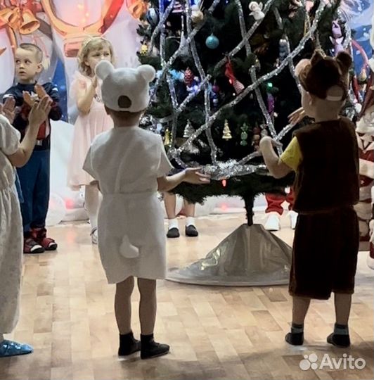 Костюм медведя белый и бурый