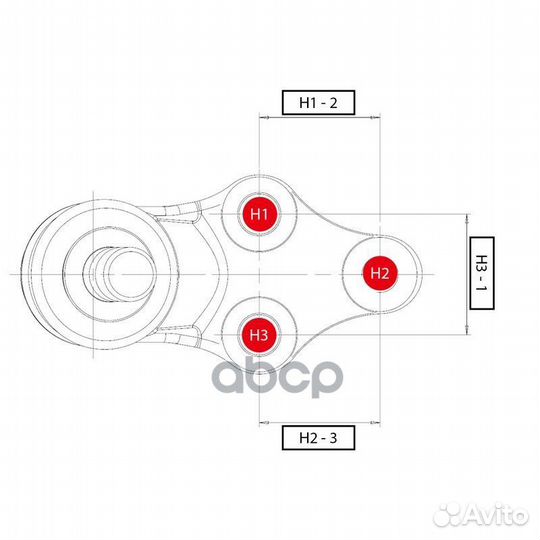 Опора шаровая alfa romeo: mito 08, citroen: NE