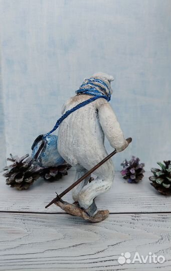 Ватные елочные игрушки