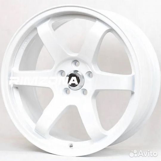 Литые диски rays R17 5x100 srt. Примерка