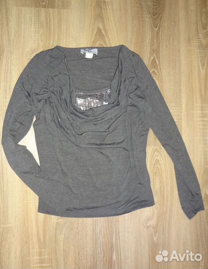 Нарядная футболка с длинным рукавом