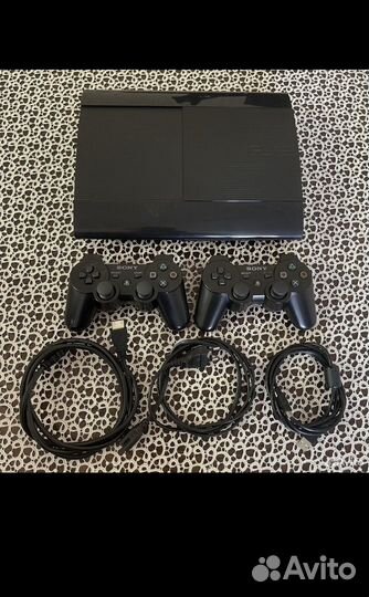 Sony PS3 super slim прошитая (1000гб)
