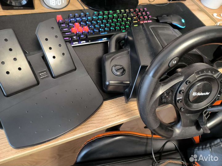 Игровой руль Defender Forsage Drift