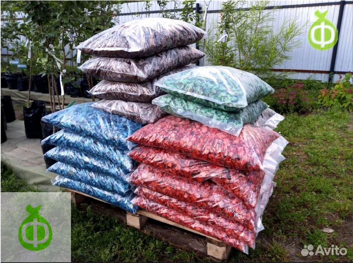 Цветная щепа в мешках с доставкой в Шахтах