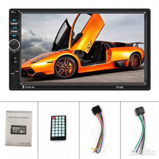 Магнитола 2DIN + камера заднего вида