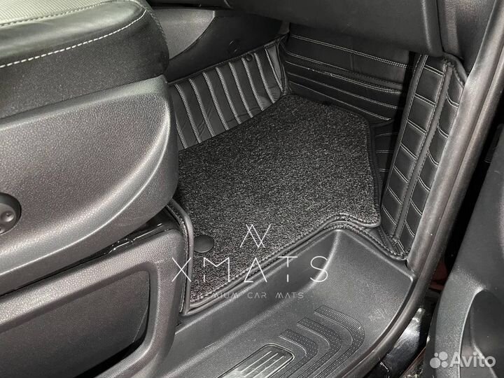 3D коврики из экокожи в Mercedes-Benz V-class W447