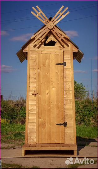 Дачный туалет деревянный BAG338