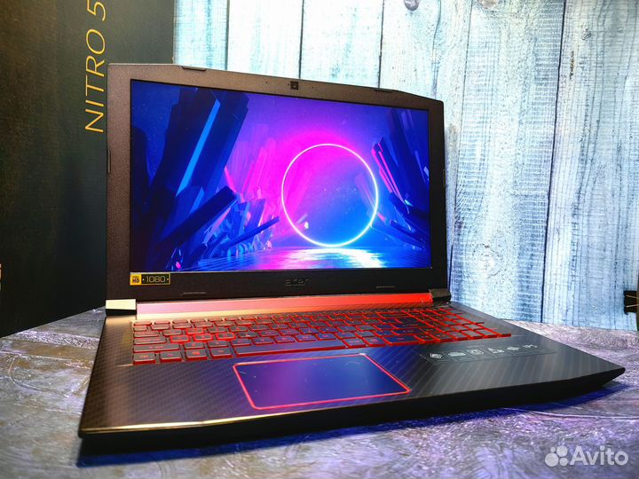 Ноутбук игровой acer nitro 5 Ryzen 5 / RX 560x