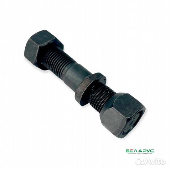 Шпилька 2птс-4 ступицы с гайками d-16мм (левая рез