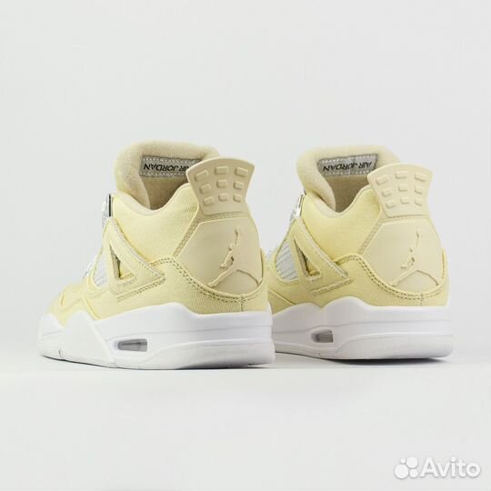 Кроссовки Nike Air Jordan 4 Canvas Cream