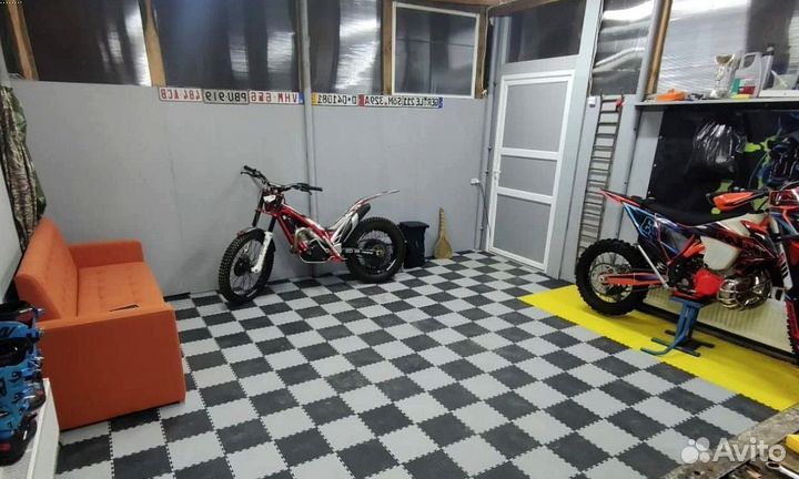 Модульный пол для гаража