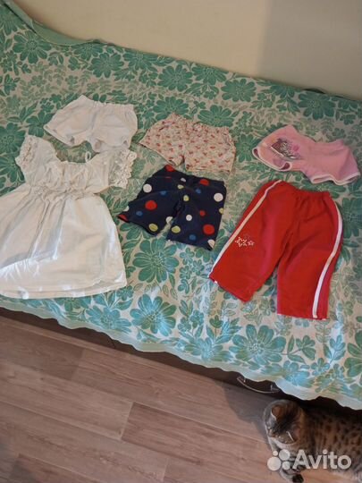 Детская одежда для девочек пакетом 98 104