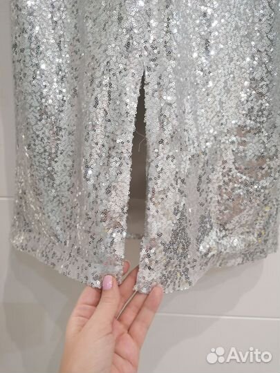 Платье женское вечернее с пайетками 48