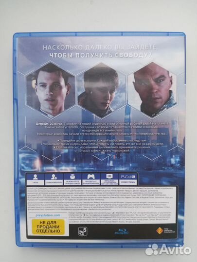 Detroit стать человеком. Диск PS4