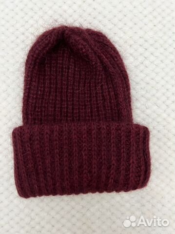 Шапка зимняя женская вязанная