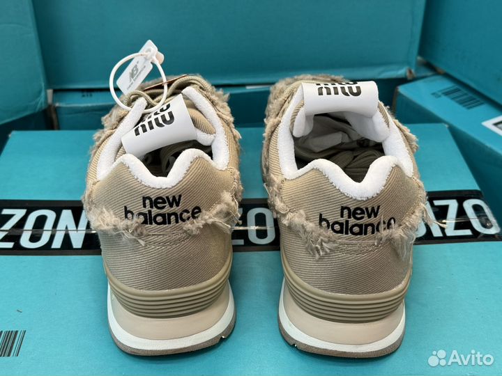 New Balance Miu Miu x 574 Denim 'Colonial Beige'