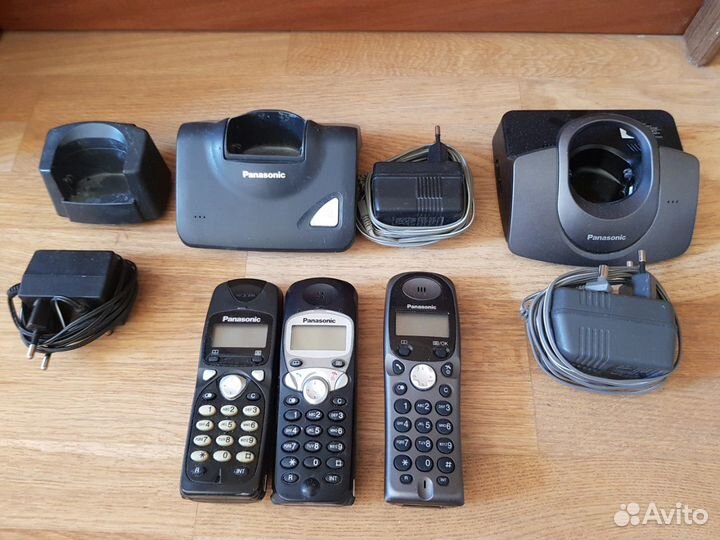 Радиотелефоны 3 комплекта