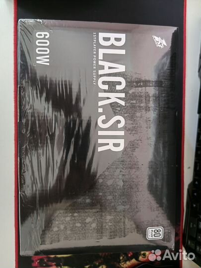 Блок питания 1stplayer black sir 600w