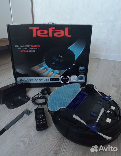 Робот пылесос моющий tefal