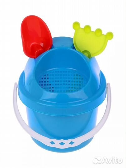 Набор в песочницу: ведро, лейка, лопатки, формочка