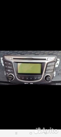 Штатная магнитола на hyundai solaris
