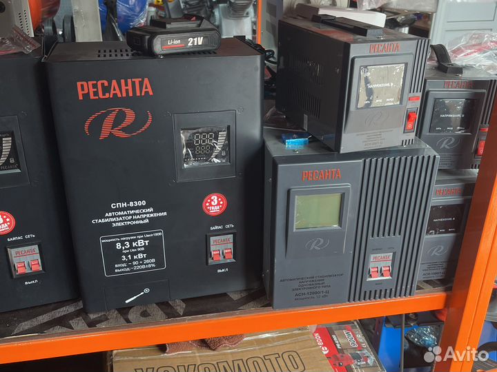 Стабилизаторы напряжения Ресанта