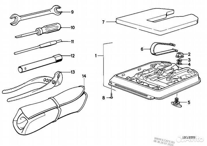 Ключ для свечей зажигания SW21 BMW оригинал