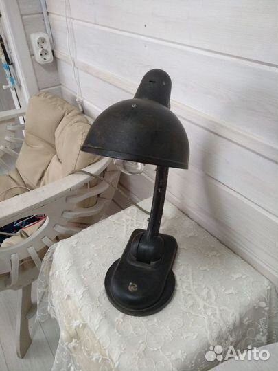 Винтажная настольная лампа СССР