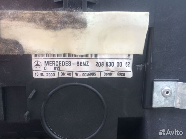 Блок Печки в сборе мерседес Clk w208 двухзонный