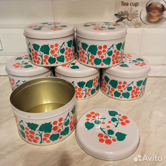 Жестяные банки для сыпучих продуктов