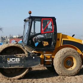 Стекло дверное левое jcb vibromax vm 115 hd форточ