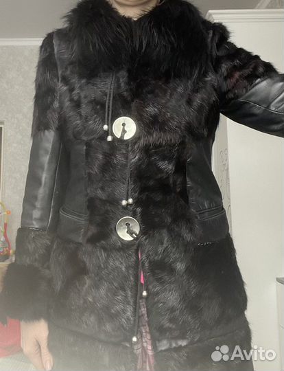 Шуба комбинированная