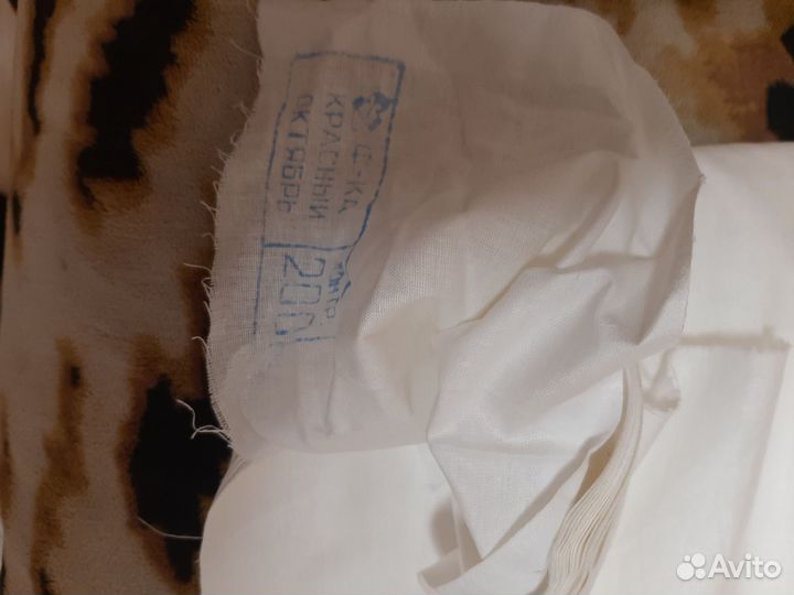 Ткань белая