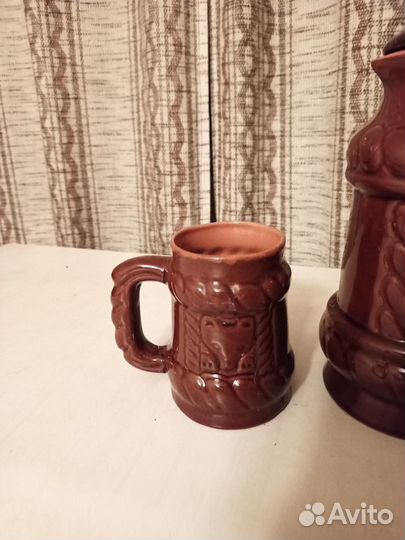 Ретро набор керамика Кувшин и Кружка