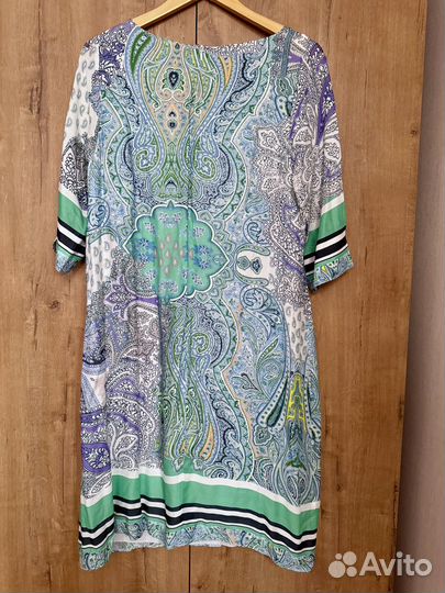Платье 46/48 из натурального шелка