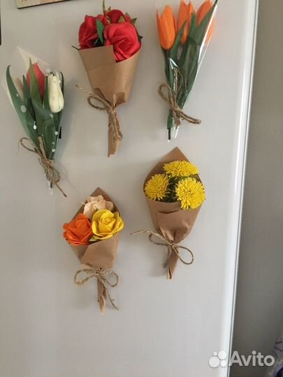 Букет цветов из фоамирана