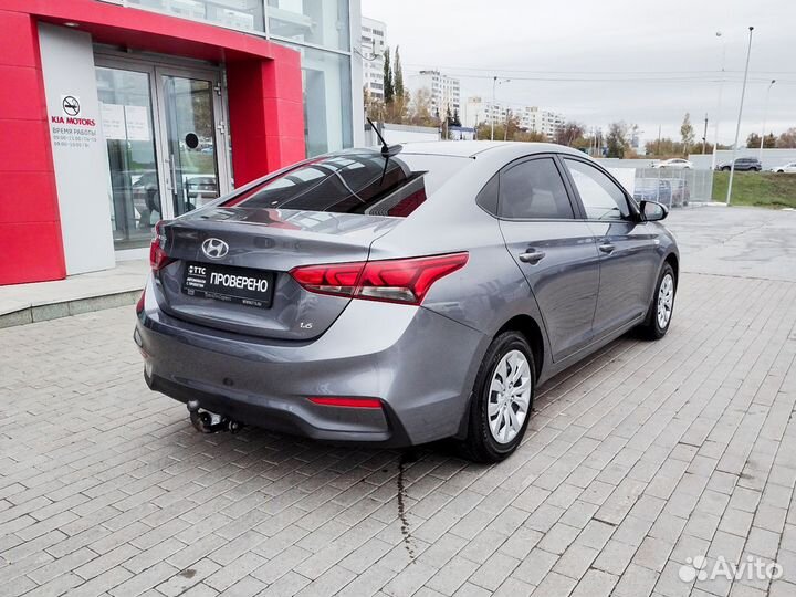 Hyundai Solaris 1.6 МТ, 2018, 57 908 км