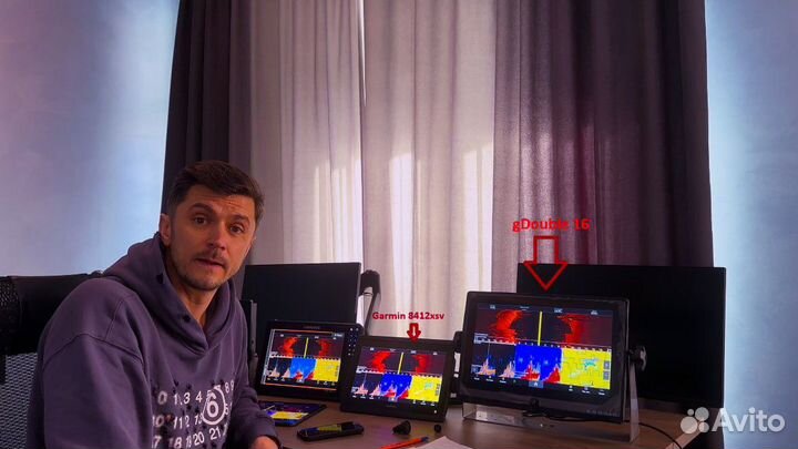 Дублирующий монитор для Garmin gpsmap 8412 и др