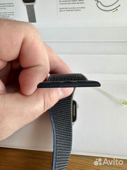 Ремешок Apple Watch Sport Loop Charcoal 42-44-45