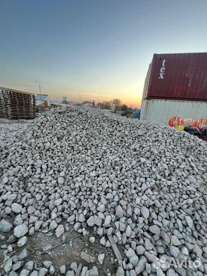 Вторичный щебень всех фракций