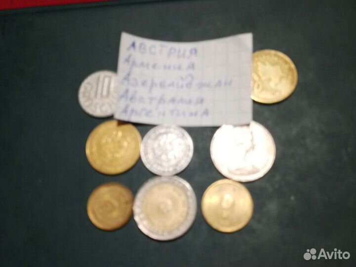 Монеты иностранные стран*А