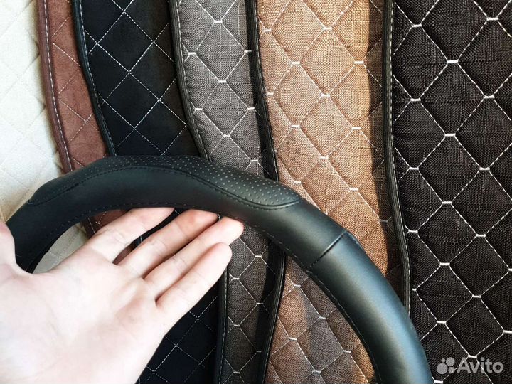 Оплетка на руль универсальная в асс. М размер