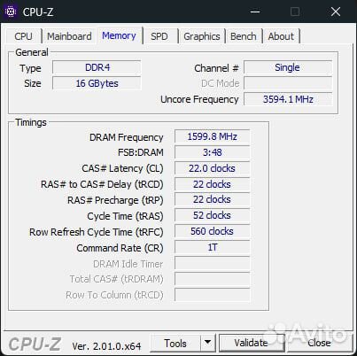 Оперативная память Crucial SO-dimm DDR4 16Gb 3200M