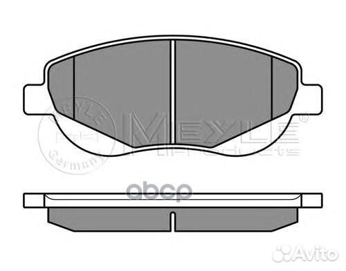 Колодки тормозные toyota avensis -18 пер. 02524