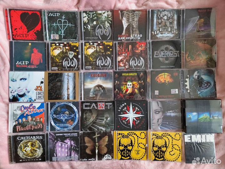 Компакт диски рок