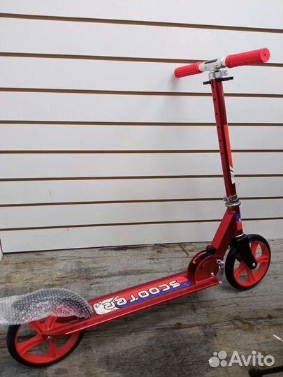 Самокат складной scooter 200 алюминиевый новый