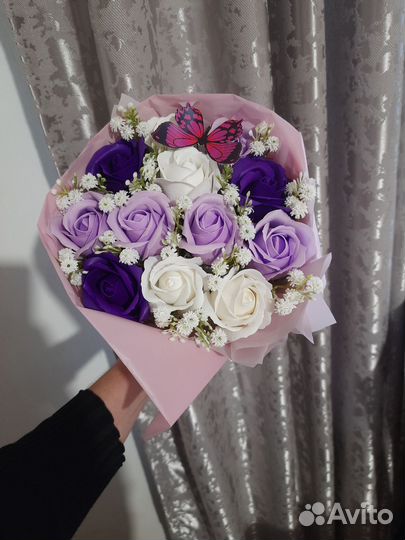 Мыльные букеты