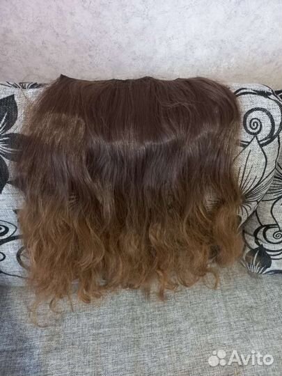 Волосы на заколках искусственные